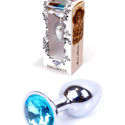 Boysoftoys - 64-00014 - Plug - Silver - Anal - Light Blue - colour windowbox