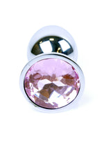 Boysoftoys - 64-00015- Plug - Silver - Anal - Pink stone