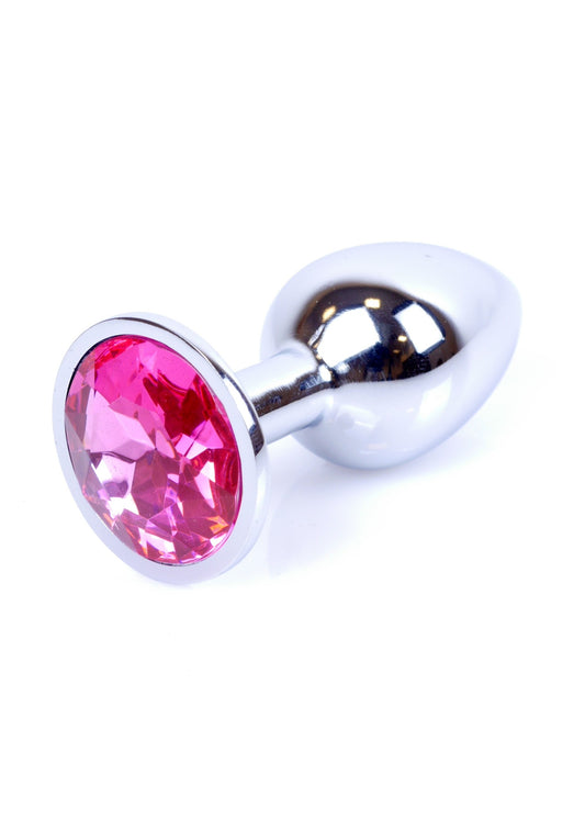Boysoftoys - 64-00015F - Plug - Silver - Anal - Pink stone