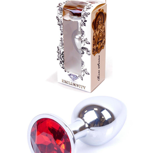 Boysoftoys Silver Plug Red - Anal - colour windowbox - 64-00016