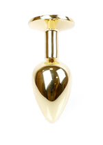 Boysoftoys - 64-00021 - Plug - Gold - Anal - Clear stone - attractive colour window box