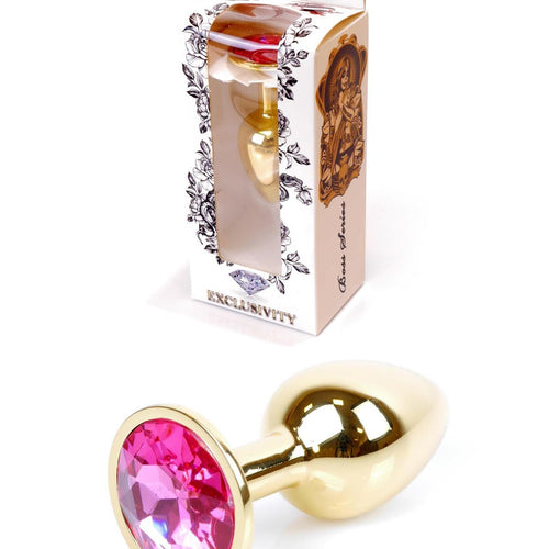 Boysoftoys - 64-00017 - Plug - Gold - Anal - Pink - colouw window box
