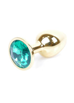 Boysoftoys - 64-00024 - Plug - Gold - Anal - Green stone - attractive colour window box