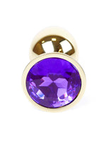 Boysoftoys - 64-00025 - Plug - Gold - Anal - Purple stone - attractive colour window box
