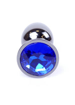 Boysoftoys - 64-00032 - Plug - Dark Silver - Anal - Dark Blue - length 7 cm - dia 2,7 cm