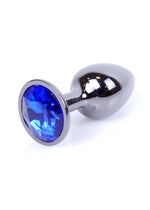 Boysoftoys - 64-00032 - Plug - Dark Silver - Anal - Dark Blue - length 7 cm - dia 2,7 cm