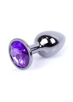 Boysoftoys - 64-00034 - Dark Silver Plug- Anal - Purple - length 7 cm - dia 2,7 cm