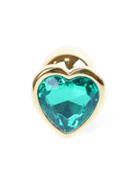 Boysoftoys - 64-00042 - Plug - Gold  - Anal - Heart - Green