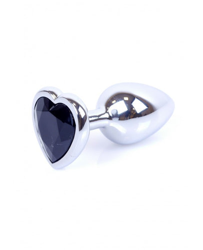Boysoftoys - 64-00047 - Plug - Silver - Anal - Heart - Black