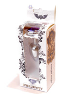 Boysoftoys - 64-00049 - Heart design silver Plug - Silver - Anal - Heart - Light blue stone - length 7 cm - dia 2,7 cm - window colour box
