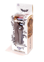 Boysoftoys - 64-00054 - Butt - Plug - Dark - Silver - Anal - Rose - length 9,5 cm - dia 3 cm - window colour box