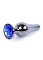 Boysoftoys dark silver Butt Plug - Anal - Dark Blue - lenght 9,5 cm - dia 3 cm - 64-00059