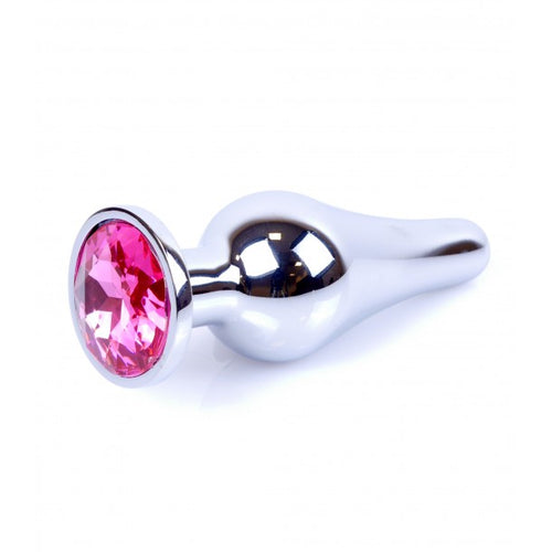Boysoftoys - 64-00071 - big Butt Plug - Silver - Anal - Pink