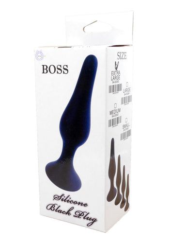 Boysoftoys - 64-00092 - silicone Plug - Black - Small - 10 cm - dia 2,4 cm