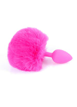 Boysoftoys - 64-00099 - Pink Silicone Anal Plug with bunny tail Pink - length 6,5 cm - dia 2,7 cm - colour window box