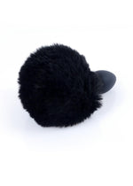Boysoftoys - 64-00100 - Black Silicone Anal Plug with bunny tail black - length 6,5 cm - dia 2,7 cm - colour window box