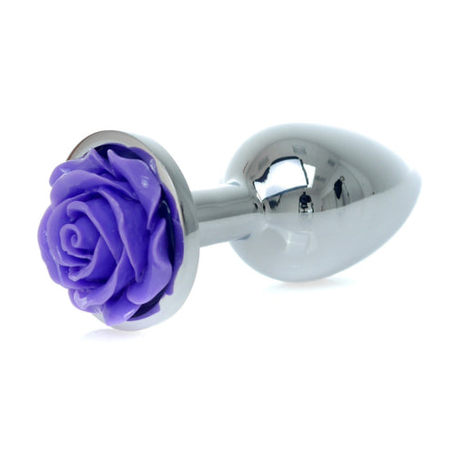 Boysoftoys - 64-00123- Plug - Silver - Anal - Rose - purple