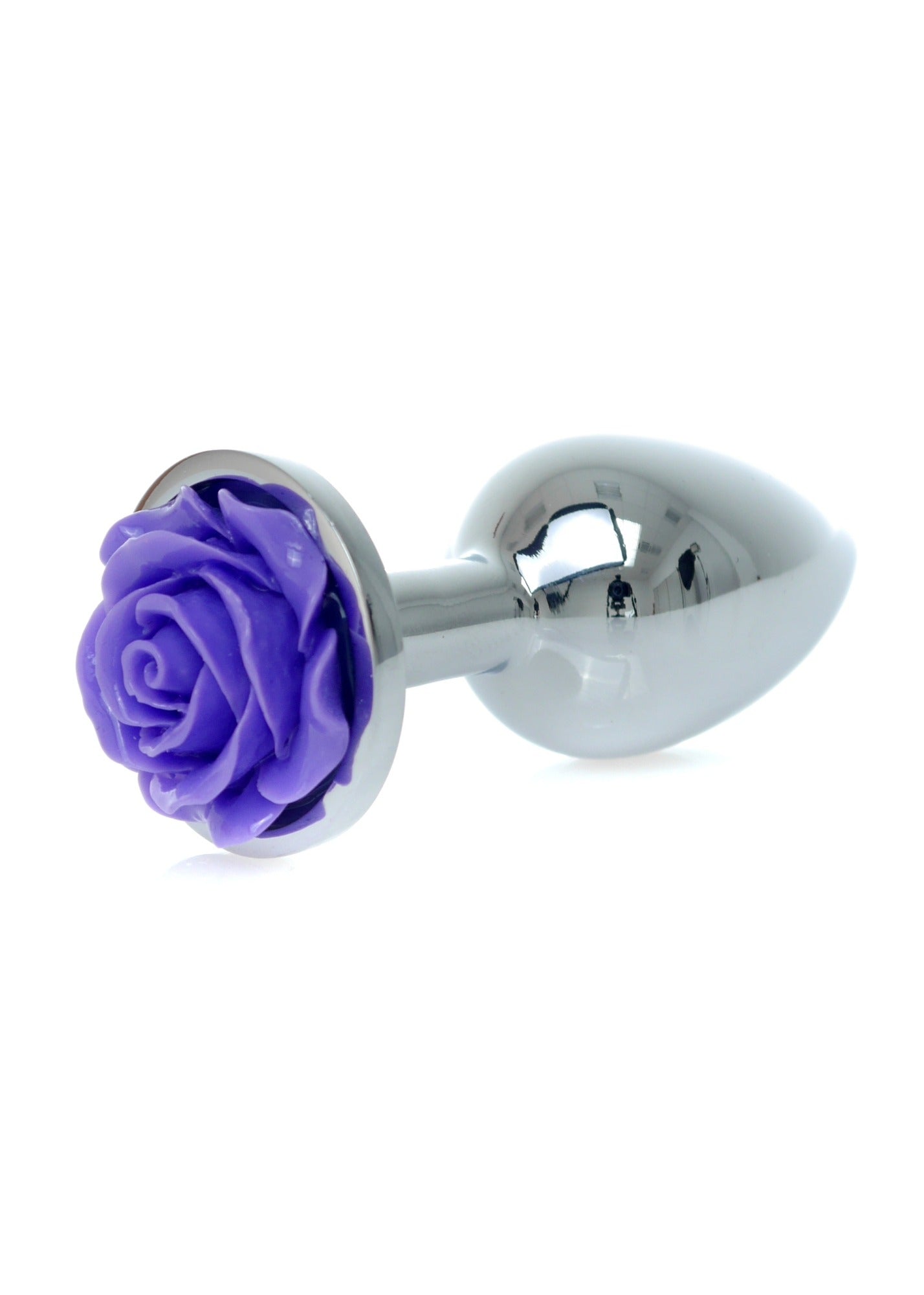 Bossoftoys - 64-00123- Plug - Silver - Anal - Rose - purple