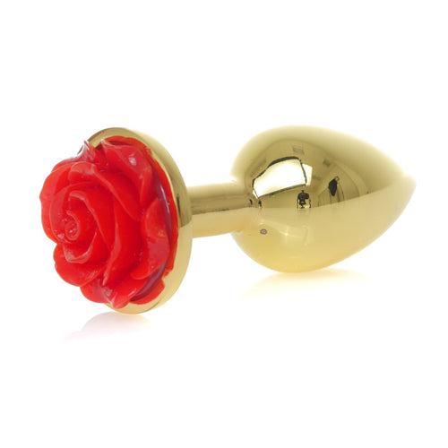 Boysoftoys - 64-00125 - Plug - Gold - Anal - Rose - Red