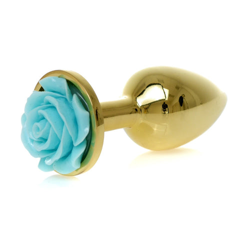 Boysoftoys - 64-00126 - Plug - Gold - Anal - Rose -Light blue