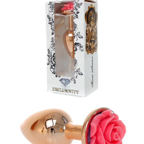 Boysoftoys - 64-00127 - Plug - Gold - Anal - Rose - Pink