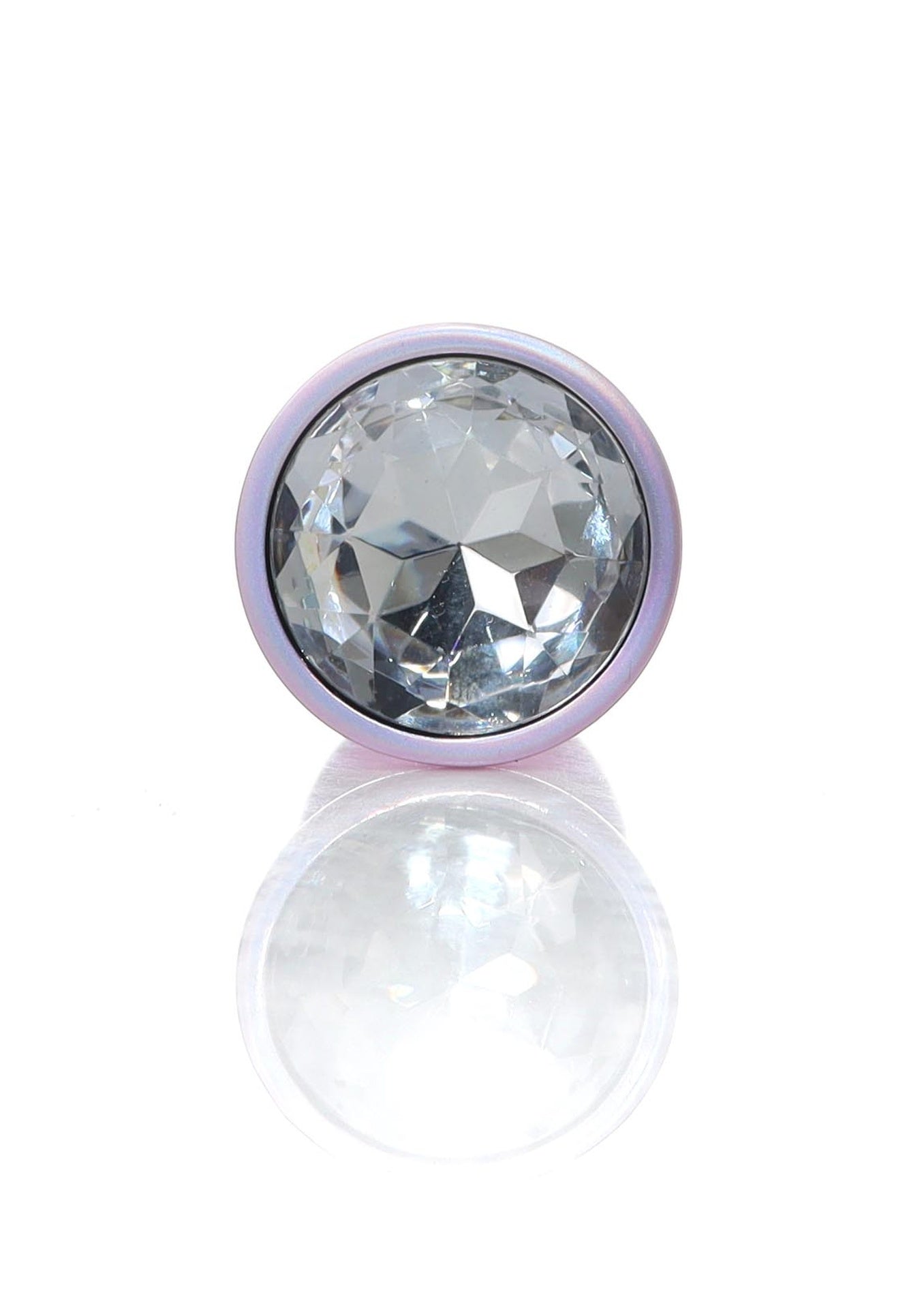 Boysoftoys - 64-00132 - Pearl Pink Anal Plug  Clear Stone Small