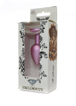 Boysoftoys - 64-00132 - Pearl Pink Anal Plug  Clear Stone Small