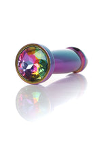 Boysoftoys - 64-00141 - Multi Colour Penis Anal Plug  Clear Stone Small - 10,2 Cm Dia 2,2 Cm