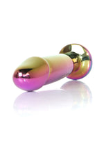 Boysoftoys - 64-00142 - Multi Colour Penis Anal Plug  Clear Stone Medium  - 12 Cm Dia 2,8 Cm