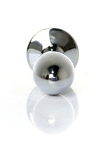 Boysoftoys - 64-00146 - Design Silver Plug Small Clear Stone - Length 7,7 Cm Dia 2 Cm