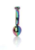Boysoftoys - 64-00149 - Multi Colour Curved Anal Plug  Small  - 7,5 Cm Dia 2,5 Cm
