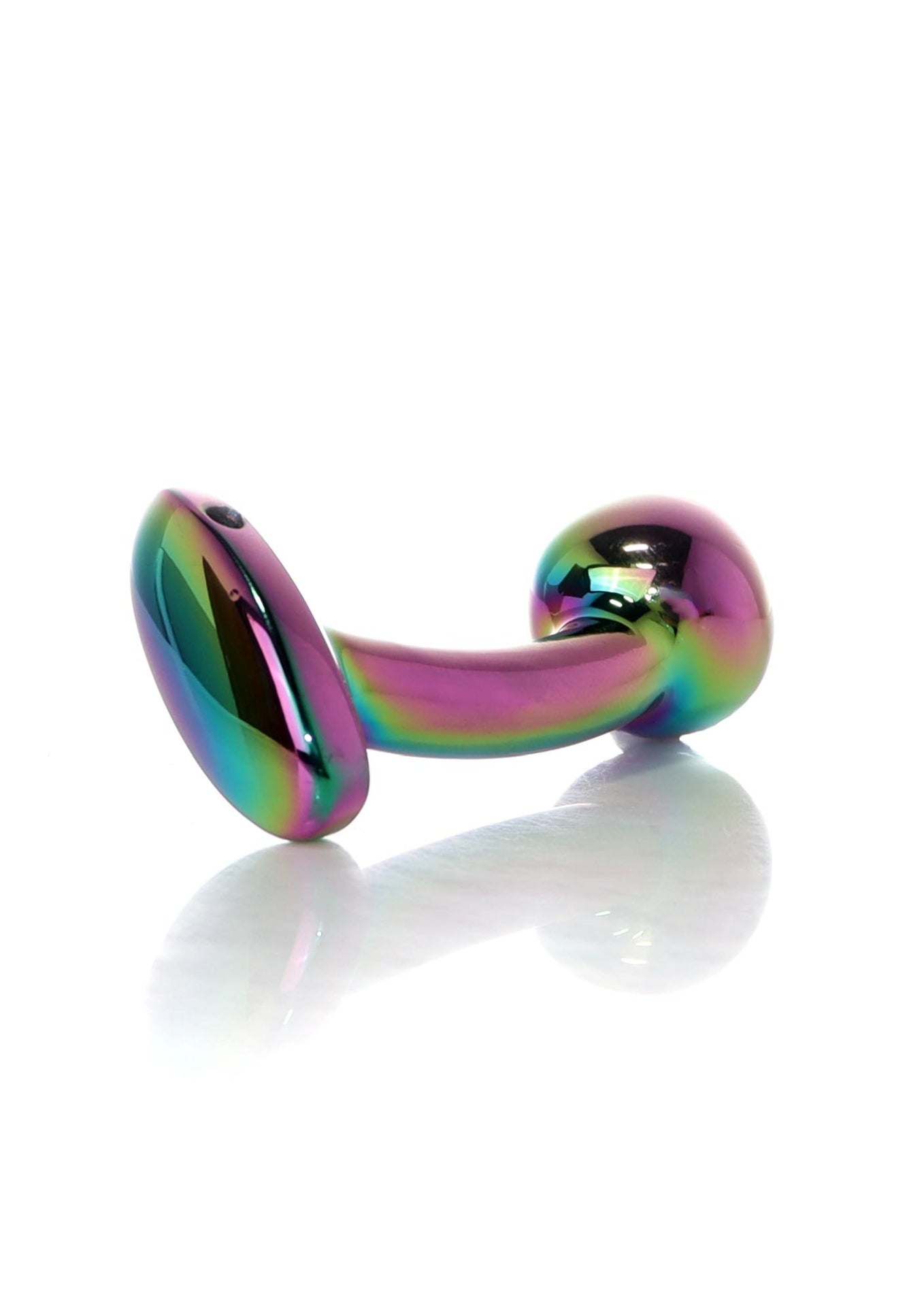 Boysoftoys - 64-00149 - Multi Colour Curved Anal Plug  Small  - 7,5 Cm Dia 2,5 Cm