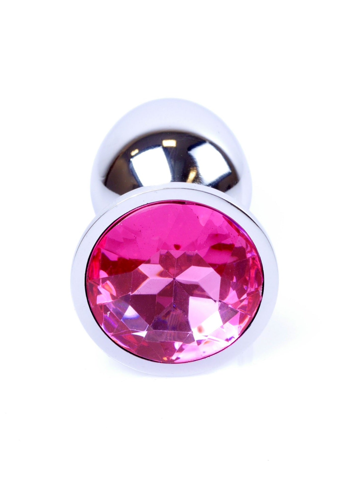 Boysoftoys - 64-00015F - Plug - Silver - Anal - Pink stone