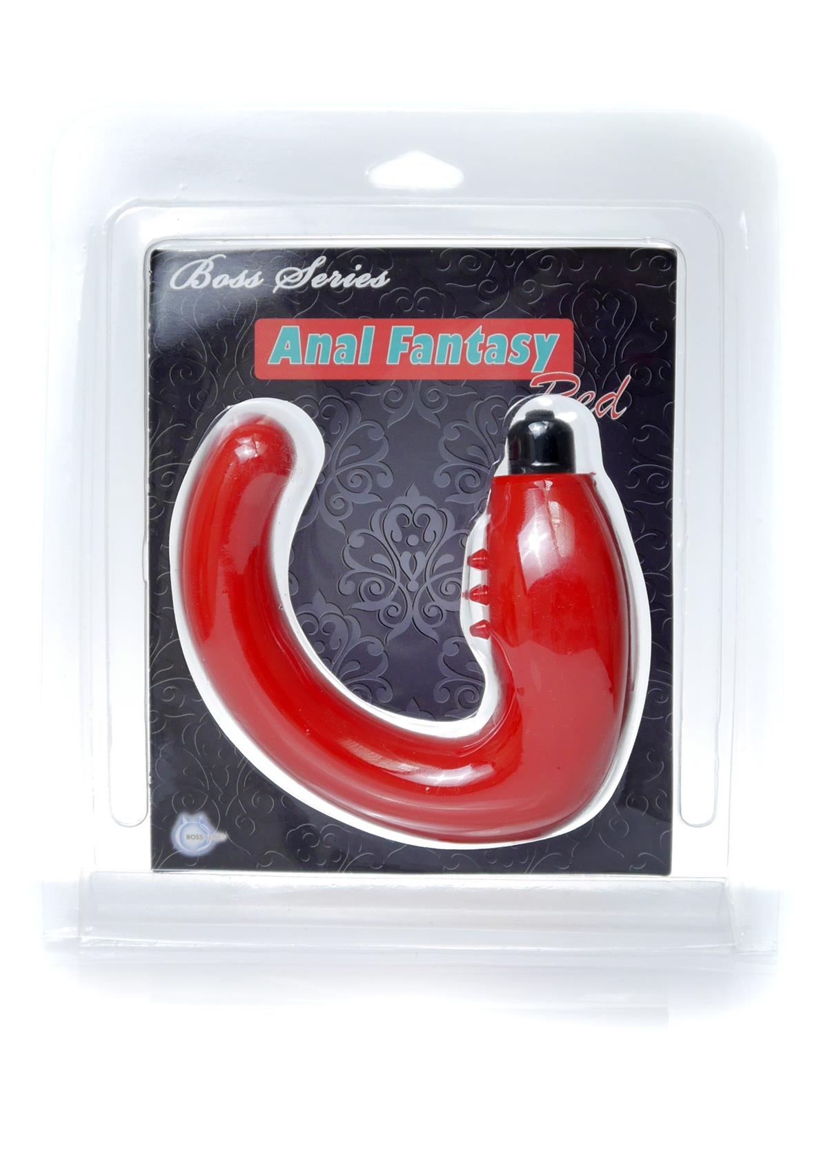 Bossoftoys - 67-00001 - Anal Pleaser - Prostate Stimulator - Red - strong colour blister