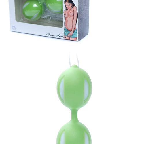 Boysoftoys - 67-00019 - Smart Duo Balls - Duo Kegal ball - Green - Colour box