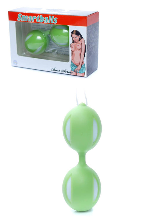 Bossoftoys - 67-00019 - Smart Duo Balls - Duo Kegal ball - Green - Colour box