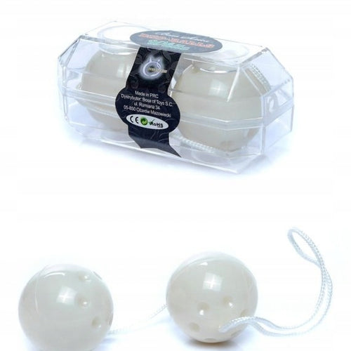 Boysoftoys - 67-00030 - Smart Duo Balls - Duo Kegal ball - White- Colour box