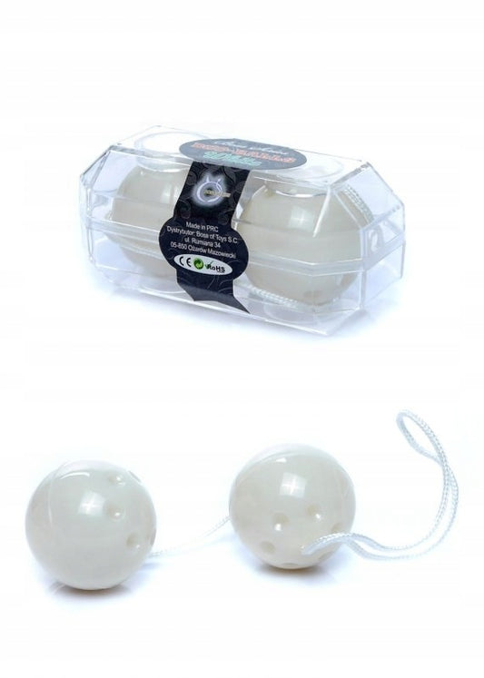 Bossoftoys - 67-00030 - Smart Duo Balls - Duo Kegal ball - White- Colour box