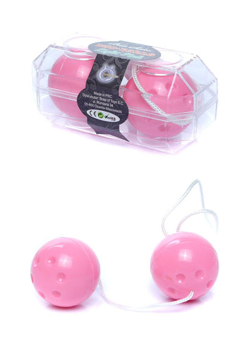 Boysoftoys - 67-00032 - Smart Duo Balls - Duo Kegal ball - Colour box - light pink
