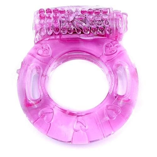 Boysoftoys - 67-00038 - Vibrating Cockring - Pink - batteries included - packed in plastic bag