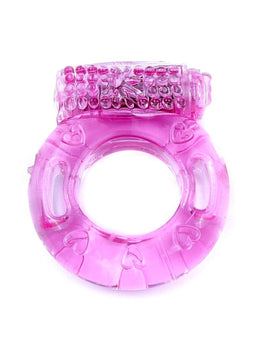 Boysoftoys - 67-00038 - Vibrating Cockring - Pink - batteries included - packed in plastic bag