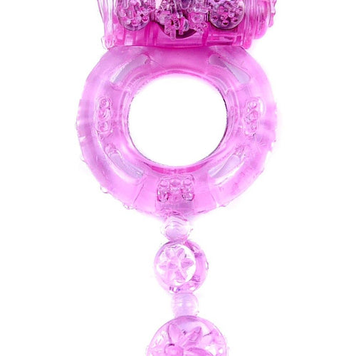 Boysoftoys - 67-00043 - Vibrating Cockring  - 7 cm - Pink - batteries included - packed in strong blister