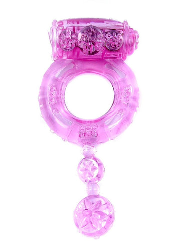Bossoftoys - 67-00043 - Vibrating Cockring  - 7 cm - Pink - batteries included - packed in strong blister