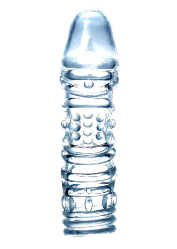 Boysoftoys - 67-00052 - Penis extender - flexibel Gel - Penis Sleeve Clear - Lenght 12 cm - clear box