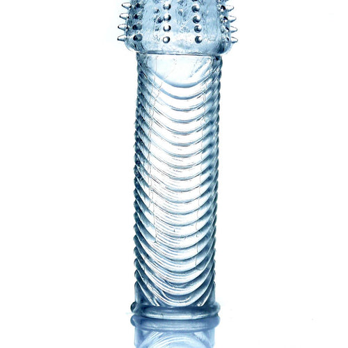 Boysoftoys - 67-00053 - Penis extender - flexibel Gel - Penis Sleeve Clear - Lenght 14 cm - clear box