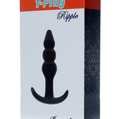 Boysoftoys - 67-00064 - T Plug Ripple plug - Anal Large Plug - length 9,5 cm - dia 2,5 cm - colour box