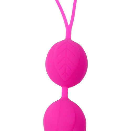 Boysoftoys - 67-00070 - Silicone Kegal Balls - duo Geisha ball - Pink - Dia 3,2 cm -  Clear box