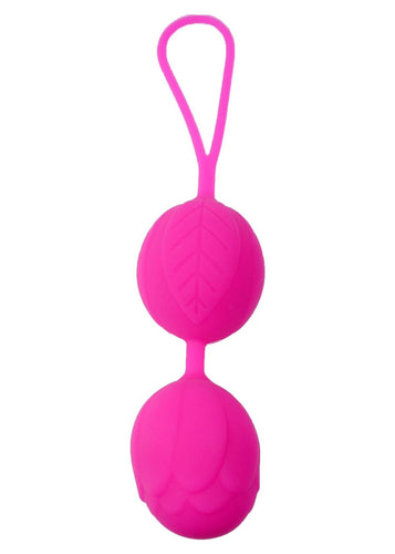 Bossoftoys - 67-00070 - Silicone Kegal Balls - duo Geisha ball - Pink - Dia 3,2 cm -  Clear box
