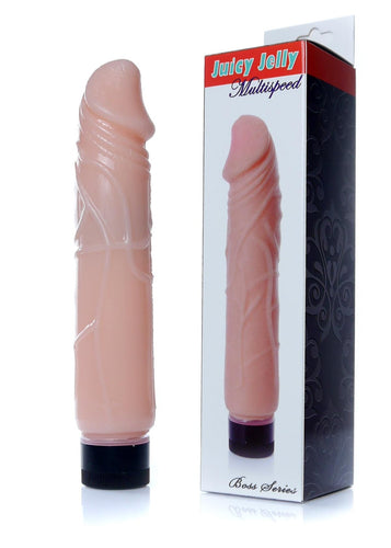 Boysoftoys - 67-00074 - Real Skin - Realistic vibrator - Juicy jelly Flesh - 22 m- Dia 4 cm - Multispeed