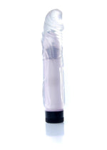Boysoftoys - 67-00076 - Real Skin - Realistic vibrator - Juicy jelly Clear transparant - 22 m- Dia 4 cm - Multispeed